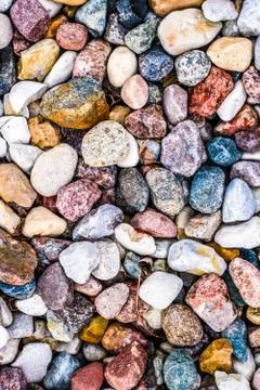 Stone pebbles background texture, landscape architecture Stock Photos