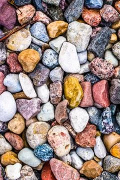 Stone pebbles background texture, landscape architecture Stock Photos