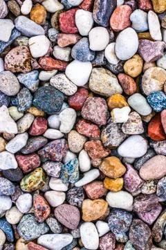 Stone pebbles background texture, landscape architecture Stock Photos