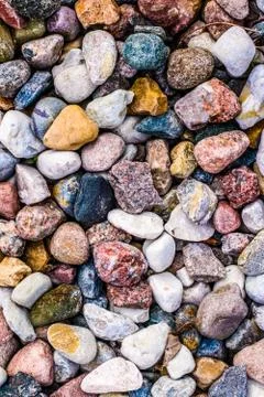 Stone pebbles background texture, landscape architecture Stock Photos
