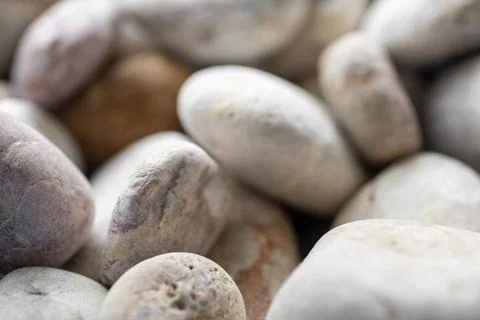 Stone pebbles texture background Stock Photos