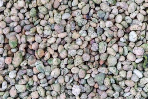 Stone pebbles texture or stone pebbles background for design. Foto stock