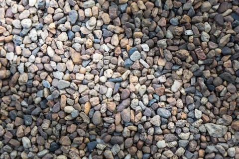Stone pebbles texture or stone pebbles background for design. Stock Photos