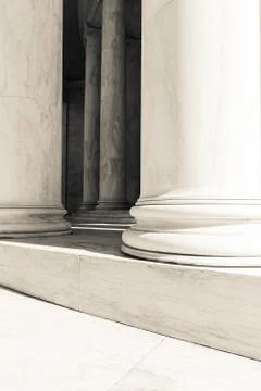 Stone pillars Foto stock