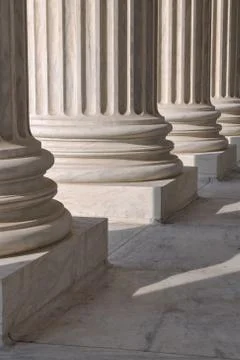 Stone pillars Foto stock