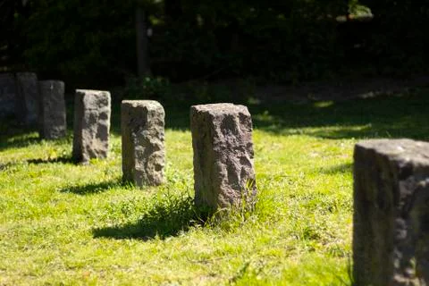 Stone pillars Stock Photos