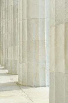 Stone pillars in a row Stock-Fotos