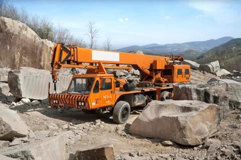 Stone pit - quarry Stock Photos