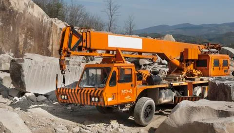 Stone pit - quarry Stock Photos