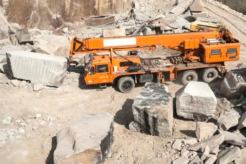 Stone pit - quarry Stock Photos