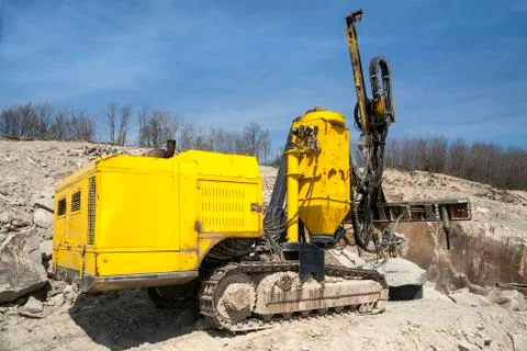 Stone pit - quarry Stock Photos