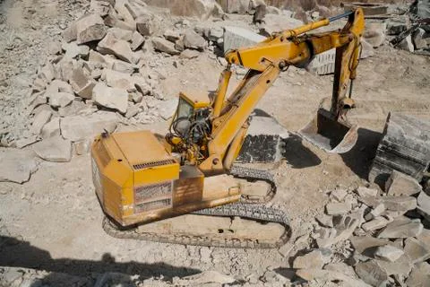 Stone pit - quarry Stock Photos