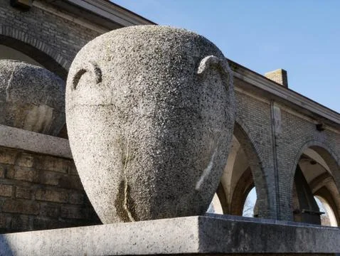 Stone pot Stock Photos