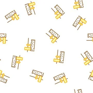 Stone press olive vector seamless pattern Illustration