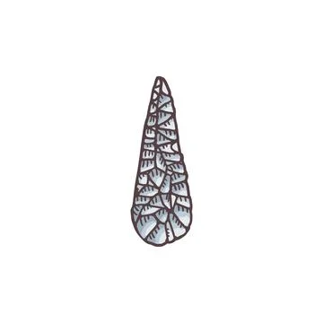 Stone primitive tool of prehistoric man, hand drawn vector illustration isolated Stock Illustration