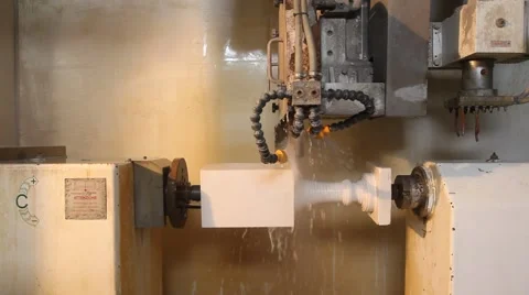 Stone processing factory Video stock 48954556