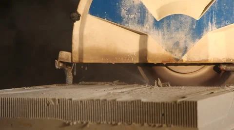 Stone processing factory Video stock 48954579