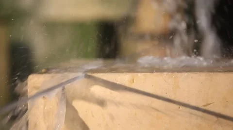 Stone processing factory Video stock 48954738