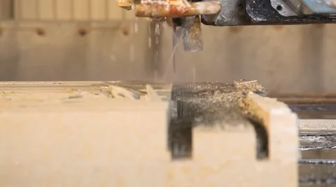 Stone processing factory Video stock 48954766