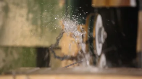 Stone processing factory Video stock 48954773