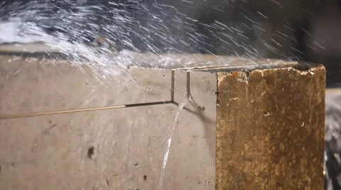 Stone processing factory Video stock 48954830