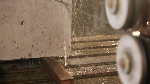 Stone processing factory Video stock 48954832