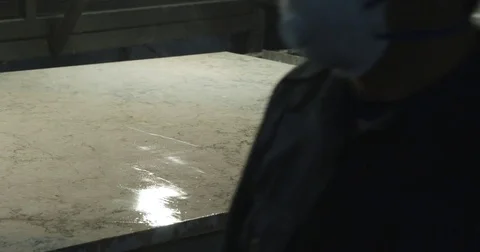 Stone processing finishing 库存影片 82415616