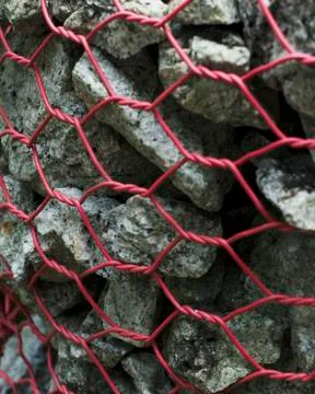 Stone protection net background Photos
