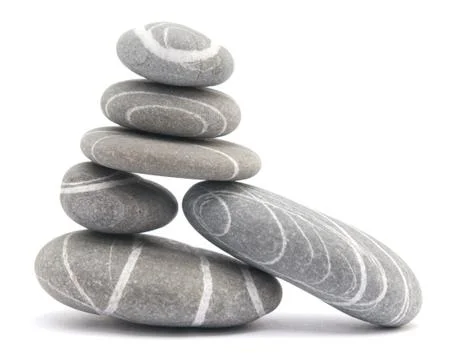 Stone pyramid Stock Photos
