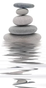 Stone pyramid Stock Photos