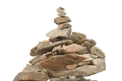 Stone pyramids Stock Photos