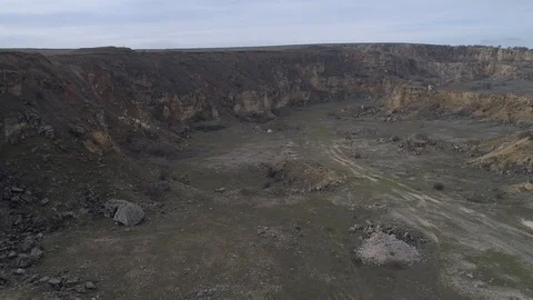 Stone quarry Stock Footage 91551056