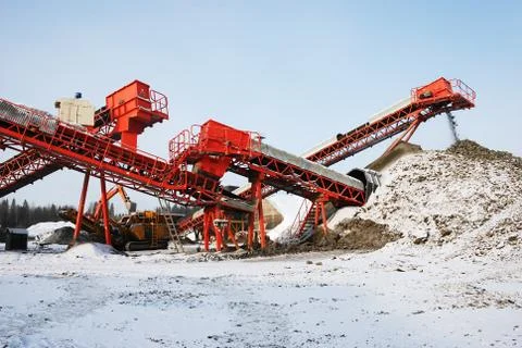 Stone quarry Stock Photos