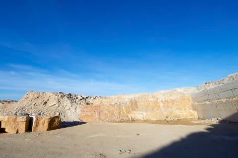 Stone quarry 库存照片