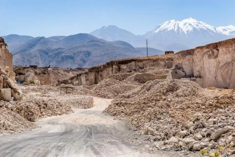 Stone quarry Stock Photos