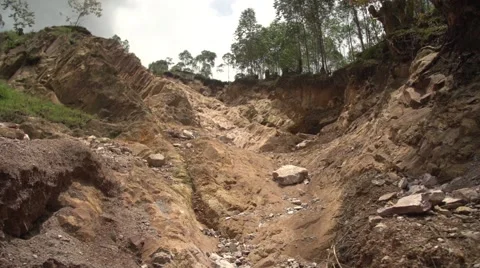 Stone Quarry in Uganda, Africa Stock Footage 40926662