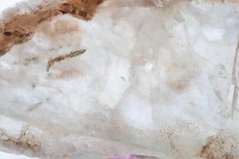Stone quartz on white background. Stock Photos