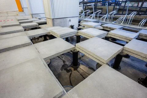 Stone raised floor Stock Photos