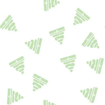 Stone for relax massage glyph vector seamless pattern Stock Illustration