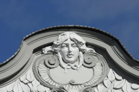 Stone relief Stock Photos