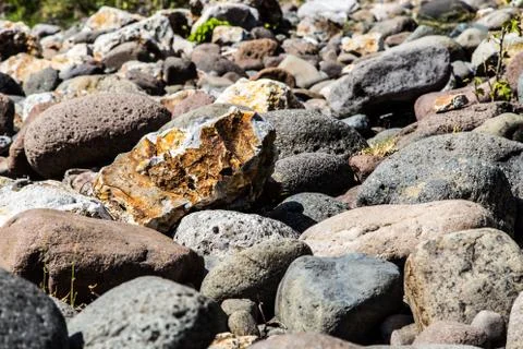 Stone river background Stock Photos