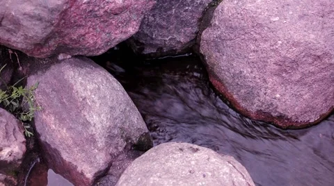 Stone river castle Stock Footage 66112713