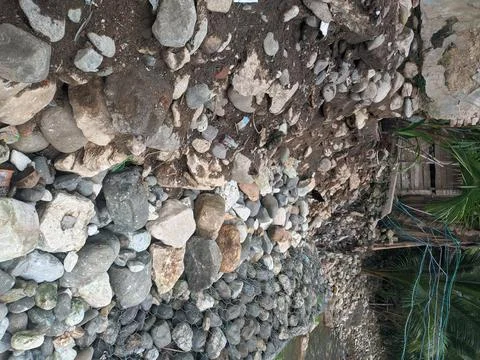 STONE IN THE RIVER Foto stock