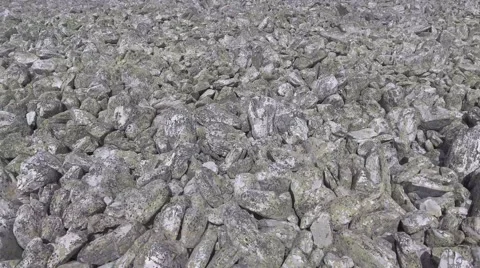 The stone river in the Urals Stock Footage 65751331