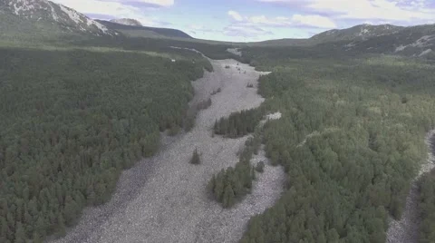 The stone river in the Urals Stock Footage 65752065