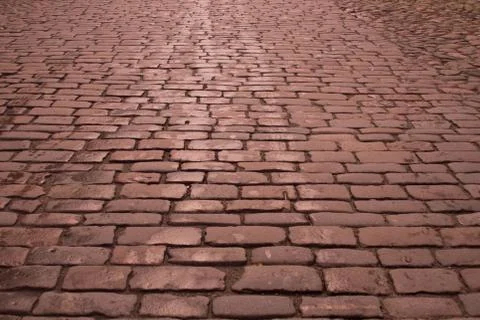 Stone road cobble texture background Foto stock