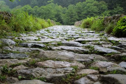 Stone road Stock Photos