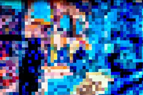 Stone rock brick block pattern texture Stock Illustration