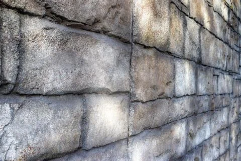 Stone rock brick block pattern texture Stock Photos