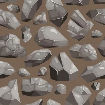 Stone rock vector rockstone mountain or rocky cliff with stony materials of Ilustración de archivo